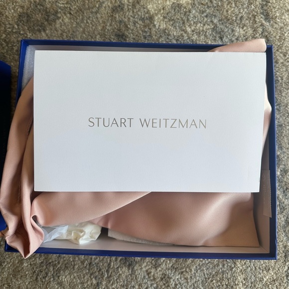 $525 Stuart weitzman silver dancer platform 80 sandal - Picture 6 of 9